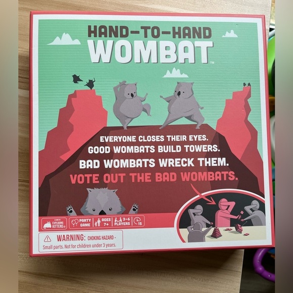 Other - *Free w 3+ bundle * Hand-to-Hand Wombat Game Building game